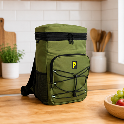 PIEP® Koelrugtas 25L - Geïsoleerde Koelrugzak voor Strand, Werk, Picknick & Festivals