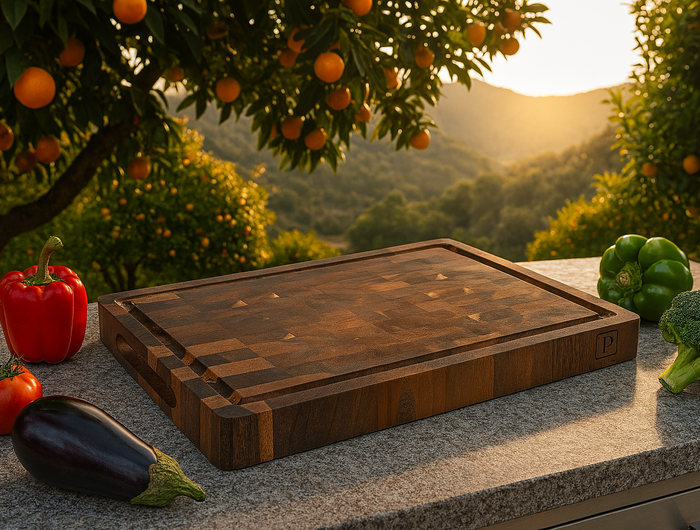 <h2><strong>Premium End-Grain Acaciahout</strong></h2>